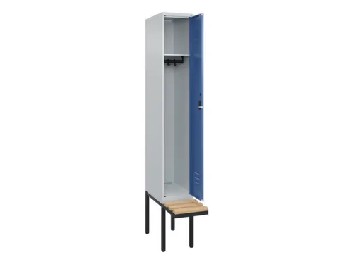 locker met bank,HxBxD 2120x300x815mm,1vak,vak B 300mm,cil.-slot