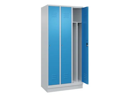 locker voor scheiding van kleding,HxBxD 1950x900x500mm,3vak