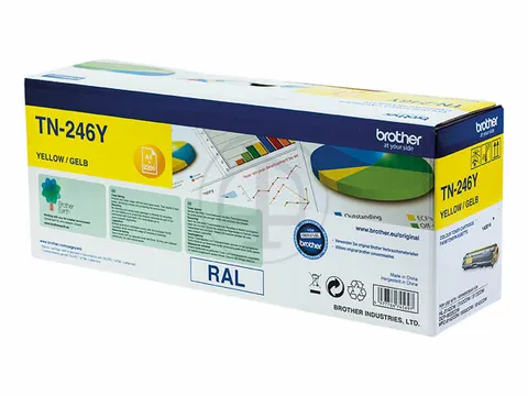 Tn-246 y Bro Hl 3142 cw Toner Geel