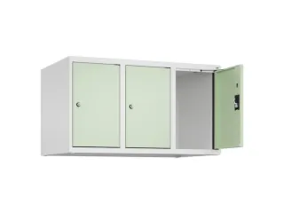 opzetkast,v. locker,3vak.,vak B 300mm,HxBxD 500x900x500mm,cilinderslot - 1