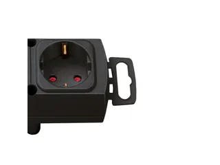 Stekkerdoos Brennenstuhl Comfort Plus 4vdg incl platte stekker 2m zw - 6
