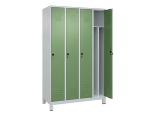 locker voor scheiding van kleding,HxBxD 1950x1200x500mm,4vak - 2