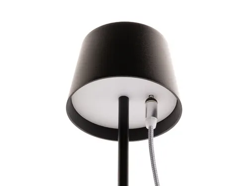 Securit Tafellamp Monte Carlo LED Zwart oplaadbaar dimbaar