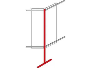 Bouwdeel 135° Hoekstaander H 2050Mm Aluminium-Kleurig - 2