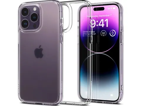 Ultra Hybrid Case hoesje voor iPhone 14 Pro Crystal transparant