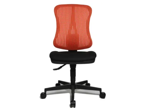 Topstar Bureaustoel HEAD POINT SY Netbekleding In Koraalrood
