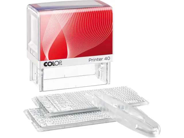 Doe-het-zelf stempel printer 40/2 6 Regels 23x59mm