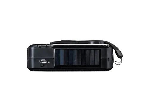 Lenco MCR-113BK Draagbare opwindbare noodradio, zaklamp en powerbank