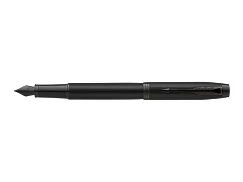 Vulpen Parker IM Monochrome GB Matt Black Fijn Blauwe inkt