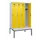 locker met bank,HxBxD 2120x1200x815mm,4vak,vak B 300mm,draaigrendel