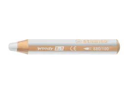 Kleurpotlood Stabilo Woody 880 3 In 1 Wit