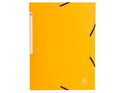 Elastomap A4 glanskarton 3 kleppen monobloc Assorti