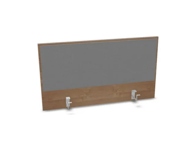 opzetpaneel,v. bureau,aanbouw achter,B 1000mm,NT-cherry,BN8078-grijs