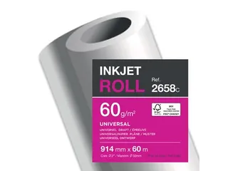 Plotterpapier Ft 914mmx60m, 60 Gram - 2