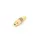 Vrouwelijke Rca Plug - Verguld - Zwart