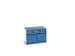 ladekast HxBxD 700x1050x650mm 2laden RAL7035 front RAL5010
