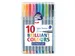 Fineliner Staedtler Triplus 334 assorti 0.3mm 10 stuks