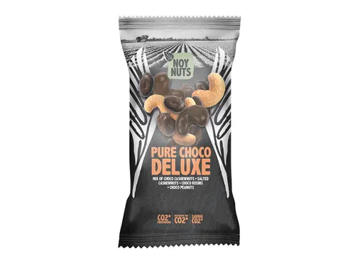 Cashewnoten NoyNuts pure choco deluxe mix zak 45 gram