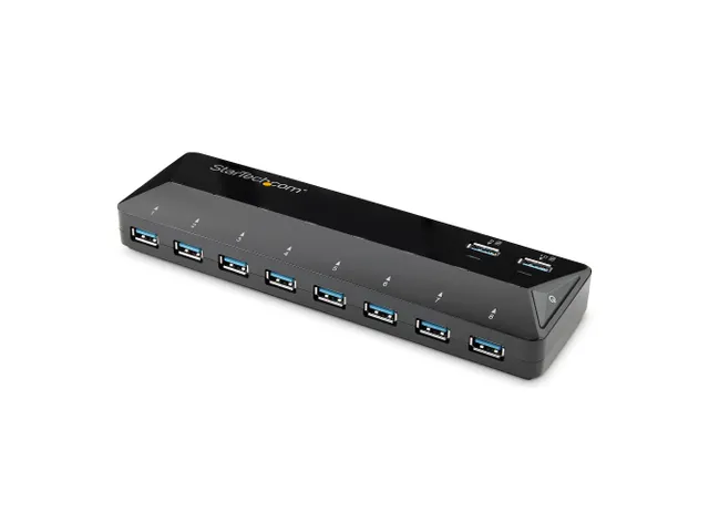 10-Poorts USB 3.0 Hub met oplaad en synchronisatiepoorten
