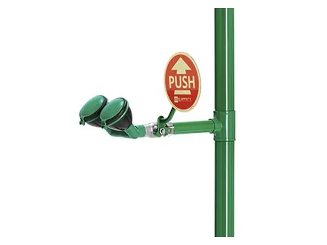 Plens-/Oogdouche,2Sproeikoppen Vast,50L/Min,Aansluiting 1 1/4 Inch Bin