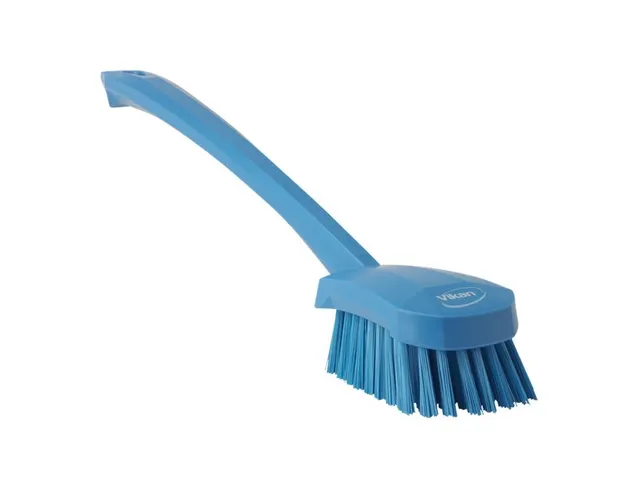 Lange Afwasborstel Blauw