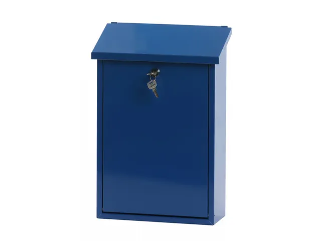 Wandbrievenbus Toledon Staal Blauw