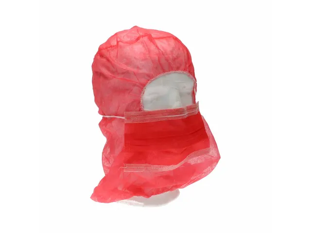 Cagoule + masque CMT taille unique rouge 500 pièces