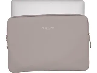 Laptophoes Beckmann Street L 26x38x2cm Warm Grey 15 inch - 2