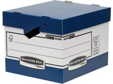 Archiefdoos Formaat 33,3 X 29,2 X 40,4 Cm Blauw