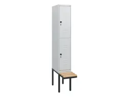 Dubbeldekse dekenkist,HxBxD 1950x300x815mm,1x2vak.,vak B 300mm