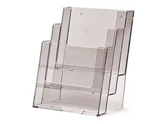 Folderhouder Balie of Wand 3x A5 Staand Acrylglas