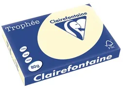 Trophée Pastel gekleurd papier A3 80 gram 500 vel crème