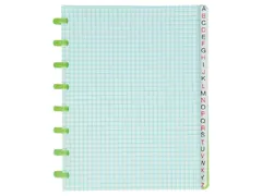 repertorium, ft A5, transparant, geruit 5mm