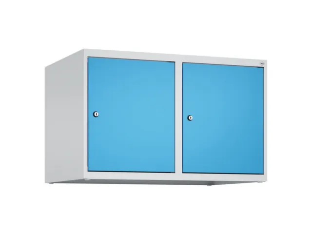 opzetkast,v. locker,2vak.,vak B 400mm,HxBxD 500x800x500mm,cilinderslot