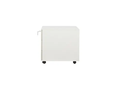 Claudius Basic N wit verrijdbaar ladeblok 3 lades 58cm diep