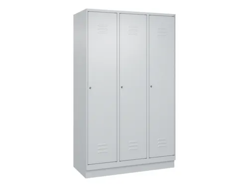 locker,HxBxD 1950x1200x500mm,3vak,vak B 400mm,cil.-slot,sokkel