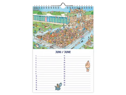 Verjaardagskalender Jan van Haasteren A4