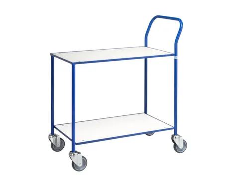 Tafelwagen,Draagverm. 150Kg,2Etage(S),Etage(S) Melaminecoating,Wit