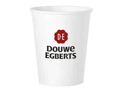 Beker karton Douwe Egberts 180ml zwart 100 stuks