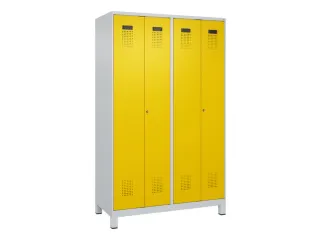 locker voor scheiding van kleding,HxBxD 1950x1200x500mm,4vak - 2