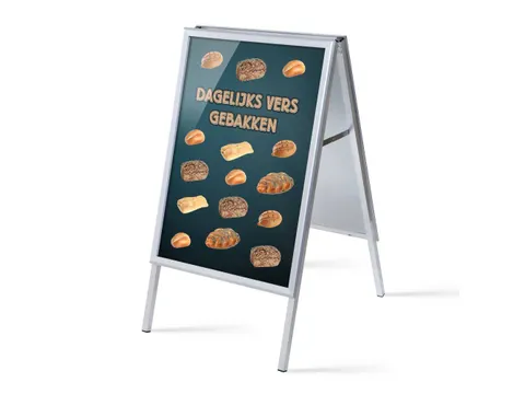 Stoepbord A1 complete set met print "Vers Brood"
