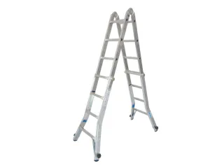 multifunctionele telescoopladder,4x4,sporten,balk L 4,2m,aluminium - 1