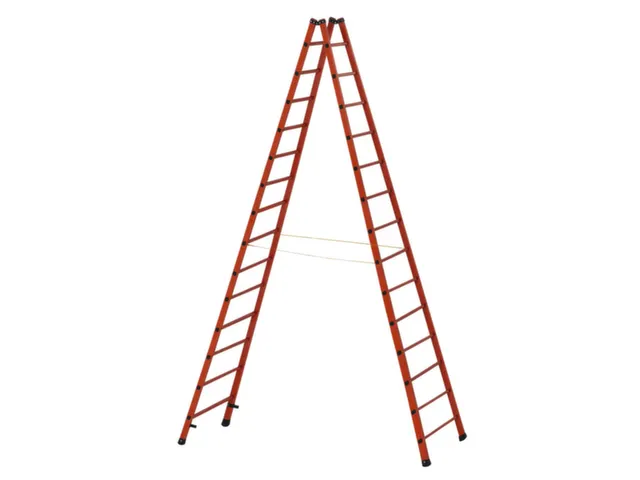 Ladder Met Sporten Bomen/sporten Glasvezel Boom L 4 12M 2X14Sporten