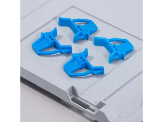 Sluitclips V. Euronorm-Bak. Schuifsluiting Blauw - 2