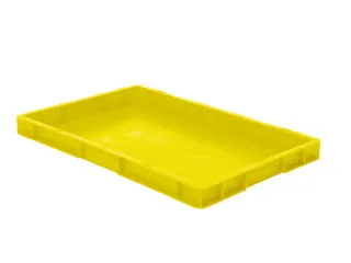 Euronorm-stapelbak 9.5l 50x600x400mm Wanden/bodem Gesloten Geel - 1