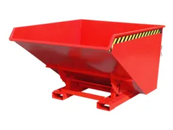 Kiepbak 1103x1570x1720mm 1.7m³ Afrolmechaniek Gelakt Ral3000