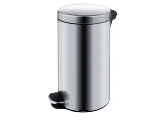RVS pedaalemmer,30l,HxØ 650x300mm,binnenbak kunststof,romp mat - 1