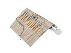 Acryl kwasten Conda varkenshaar in koker assorti