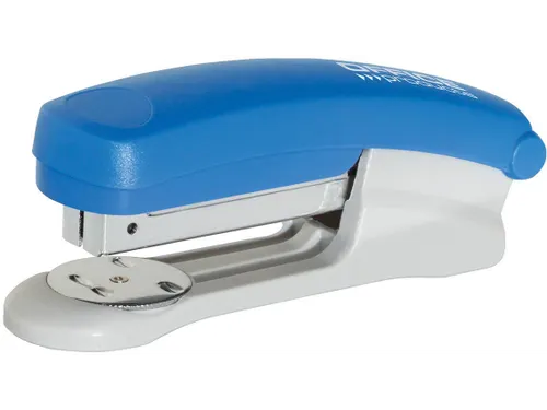 Nietmachine kunststof voor nietjes nr. 24/6, 26/6 25 vel 55mm blauw