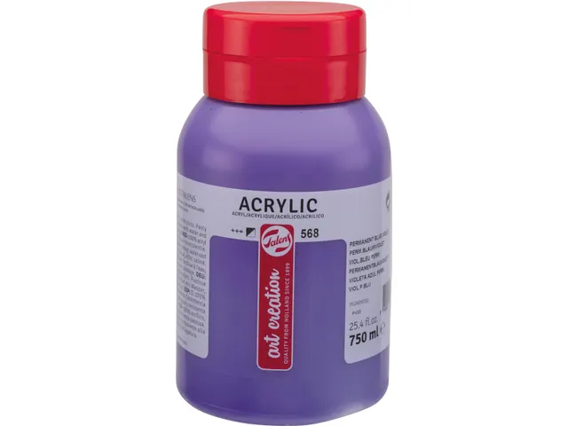 Art Creation acrylverf 750 ml permanent blauwviolet